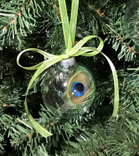 2.5" PEACOCK FEATHER ORNAMENT