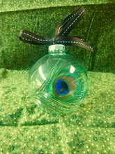 3.5" PEACOCK FEATHER ORNAMENT